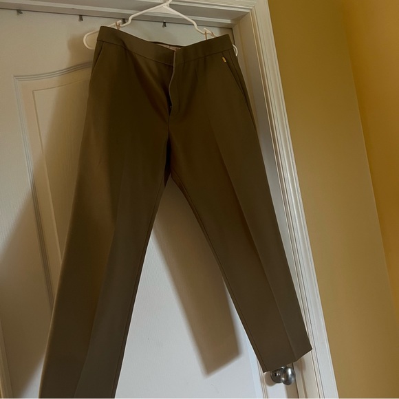 CHLOÉ Cropped Wool Blend Skinny Pants (size: 40) (color: Soften Brown) - Picture 5 of 14